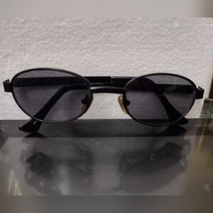 DKNY Black Oval Sunglasses
